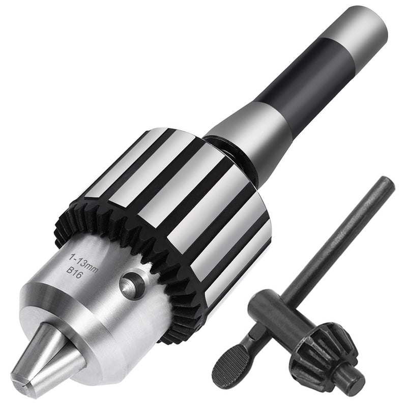Earl Diamond Super Heavy Duty Drill Chuck 1/2"" Capacity with R8 Shank Precision Integrated & K32 Key (R8-B16) - Image 1